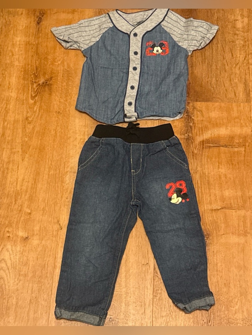 Vintage Disney Mickey Mouse 2piece Set